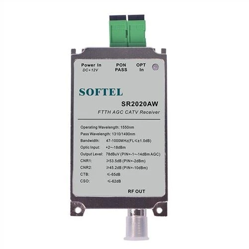 Fiber Node CATV Optical Tau Txais