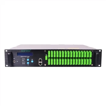 1550nm High Power Fiber Optic Amplifier (EDFA) tso zis hluav taws xob siv lub...