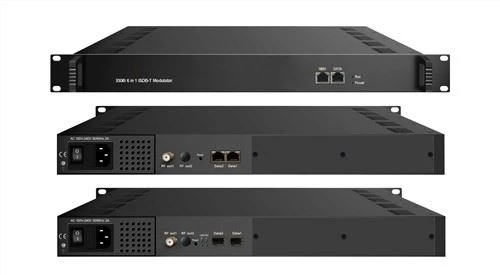 16 hauv 1 IP Rau ISDB-T Modulator