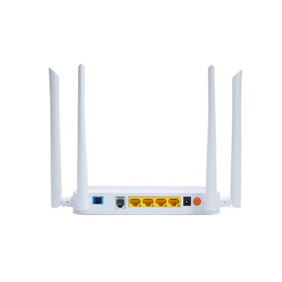Dual Band Gpon Ont 4 Ports 4GE VOIP Wifi5 Hoobkas Brand Tshiab